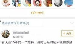 娱乐圈爆料人微博,揭秘明星幕后故事